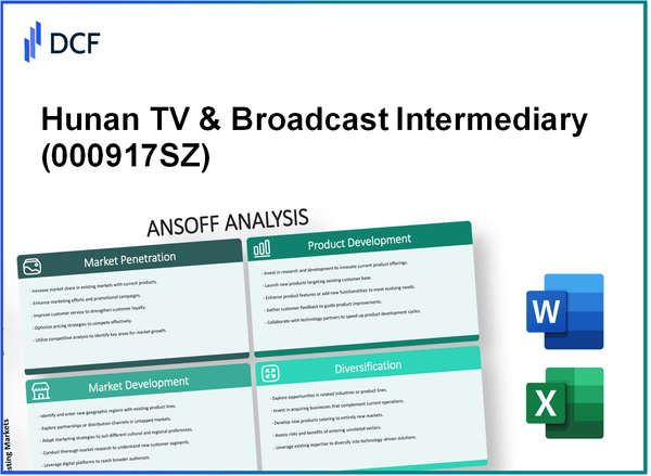 Hunan TV & Broadcast Intermediary Co., Ltd. (000917.SZ): Ansoff Matrix