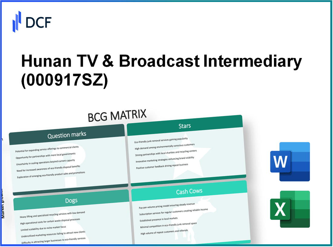 Hunan TV & Broadcast Intermediary Co., Ltd. (000917.SZ): BCG Matrix