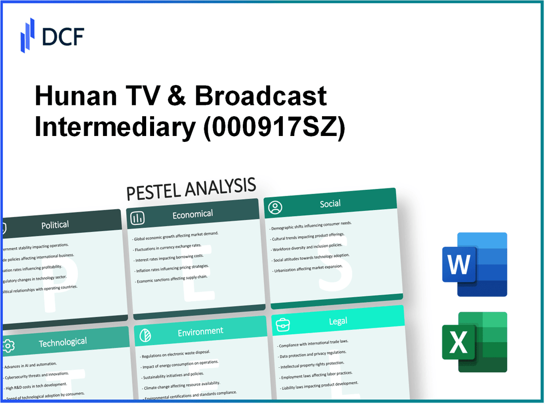 Hunan TV & Broadcast Intermediary Co., Ltd. (000917.SZ): PESTEL Analysis