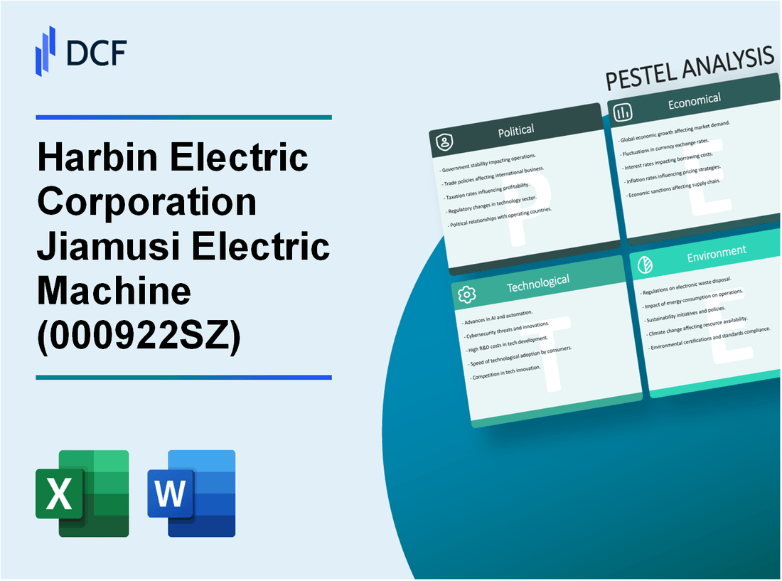 Harbin Electric Corporation Jiamusi Electric Machine CO.,Ltd (000922.SZ): PESTEL Analysis