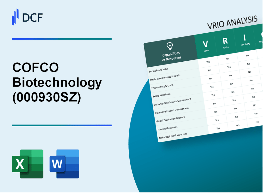 COFCO Biotechnology Co., Ltd. (000930.SZ): VRIO Analysis