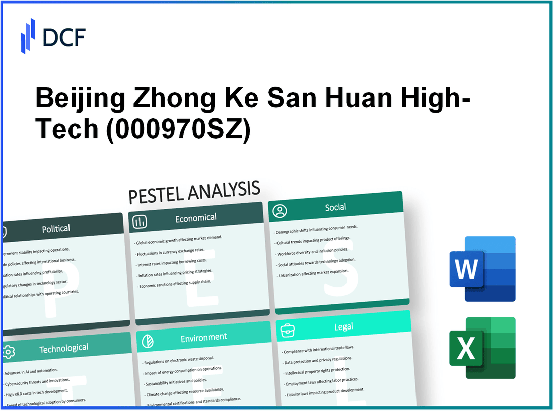 Beijing Zhong Ke San Huan High-Tech Co., Ltd. (000970.SZ): PESTEL Analysis