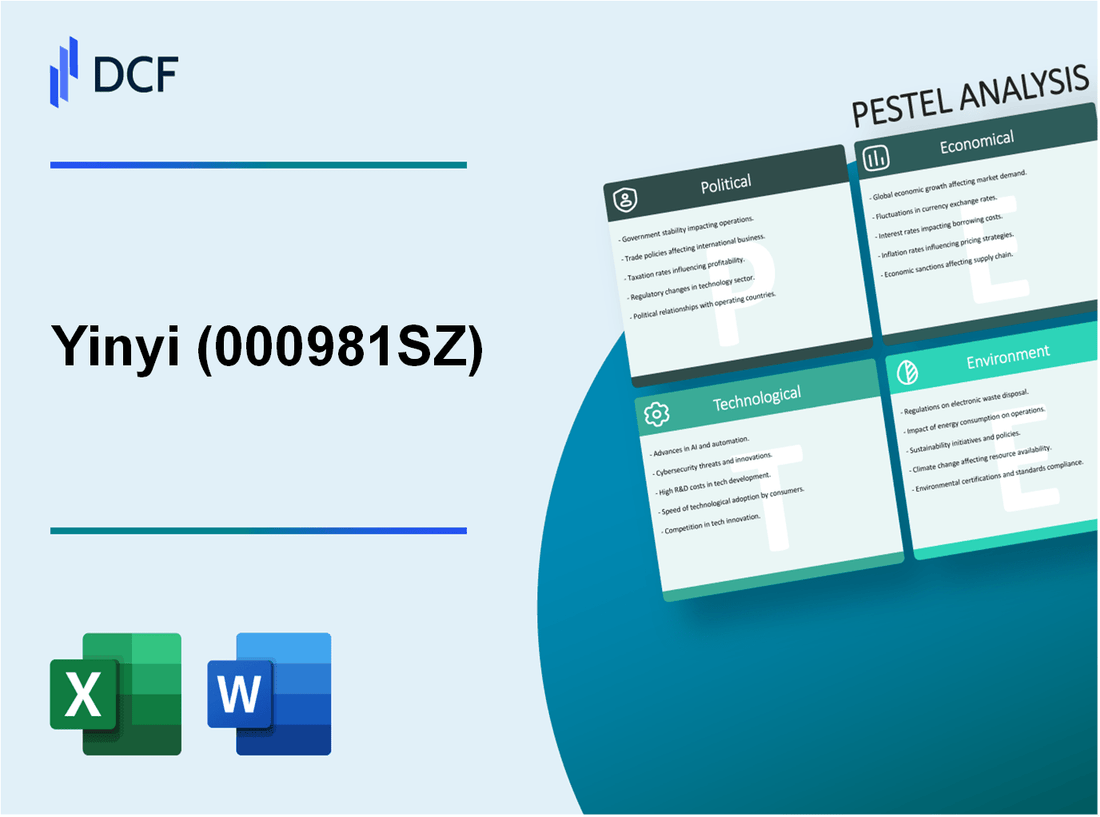 Yinyi Co., Ltd. (000981.SZ): PESTEL Analysis