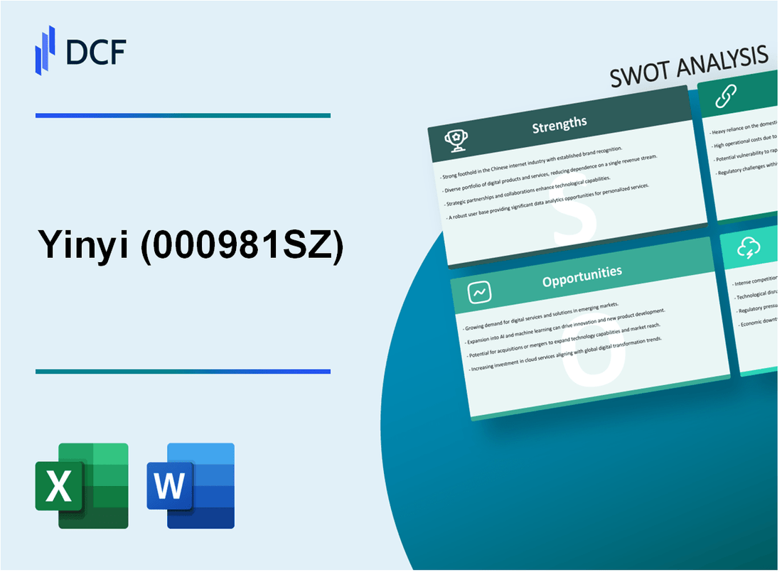 Yinyi Co., Ltd. (000981.SZ): SWOT Analysis