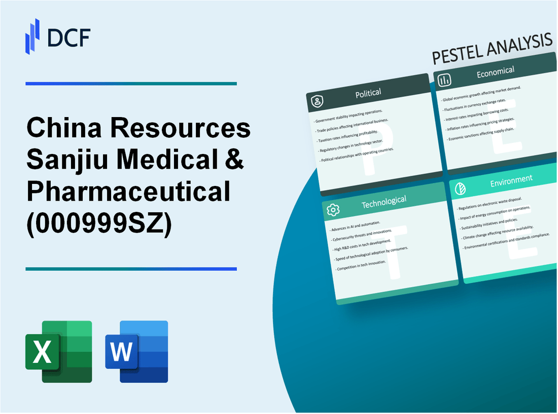 China Resources Sanjiu Medical & Pharmaceutical Co., Ltd. (000999.SZ): PESTEL Analysis