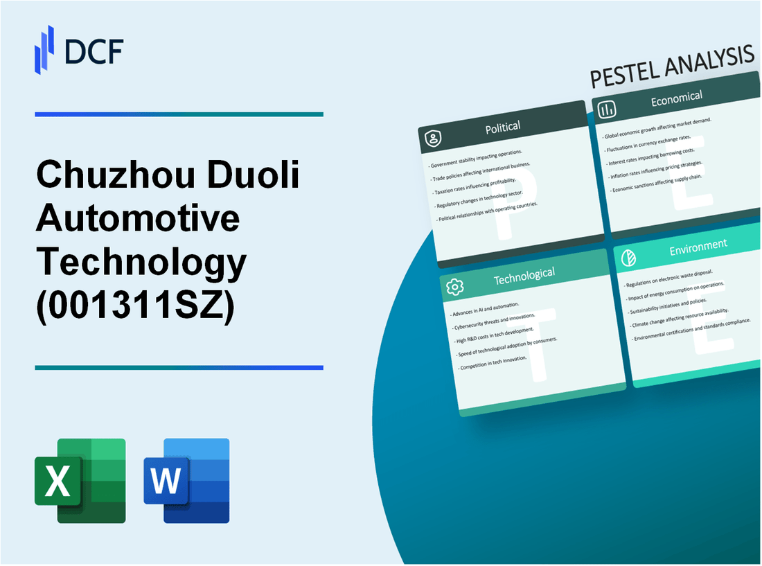 Chuzhou Duoli Automotive Technology Co., Ltd. (001311.SZ): PESTEL Analysis