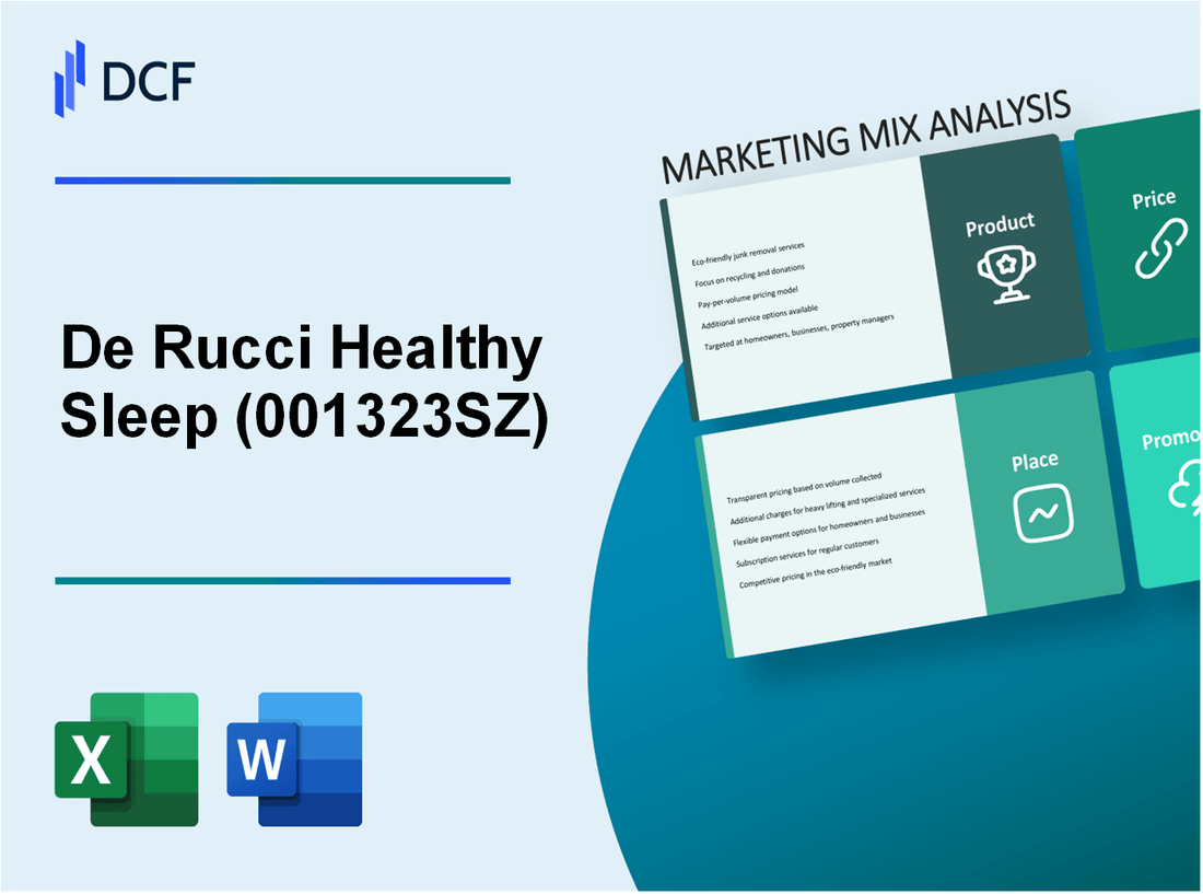 De Rucci Healthy Sleep Co., Ltd. (001323.SZ): Marketing Mix Analysis