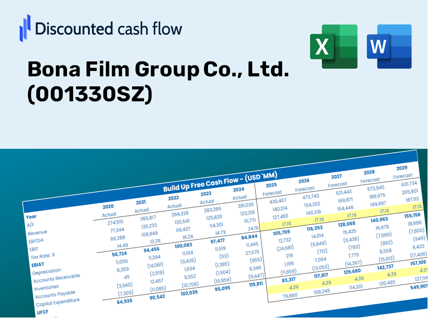 Bona Film Group Co., Ltd. (001330SZ) DCF Valuation