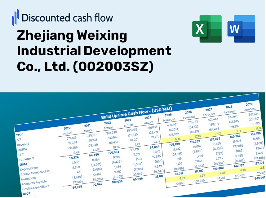 Zhejiang Weixing Industrial Development Co., Ltd. (002003SZ) DCF Valuation