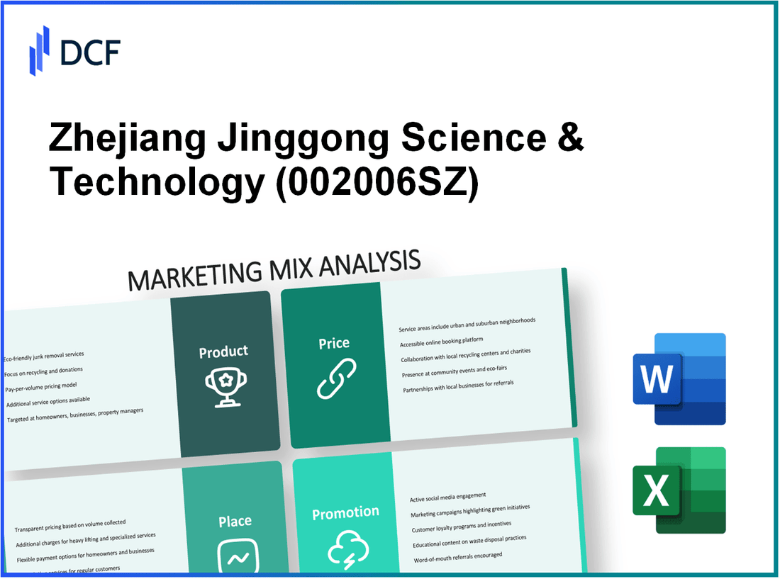 Zhejiang Jinggong Science & Technology Co., Ltd (002006.SZ): Marketing Mix Analysis