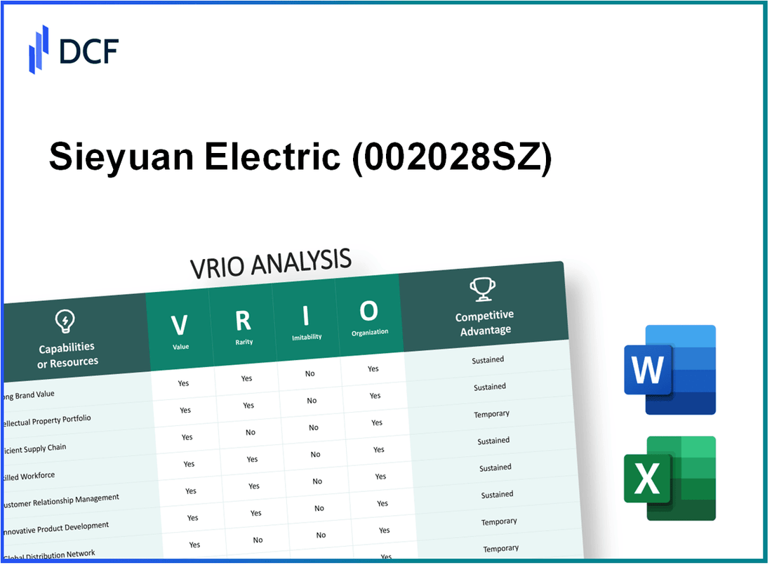 Sieyuan Electric Co., Ltd. (002028.SZ): VRIO Analysis