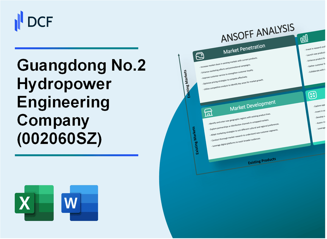 Guangdong No.2 Hydropower Engineering Company, Ltd. (002060.SZ): Ansoff Matrix