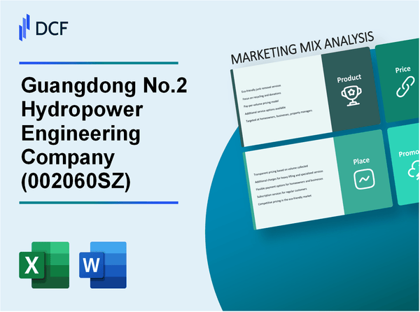 Guangdong No.2 Hydropower Engineering Company, Ltd. (002060.SZ): Marketing Mix Analysis