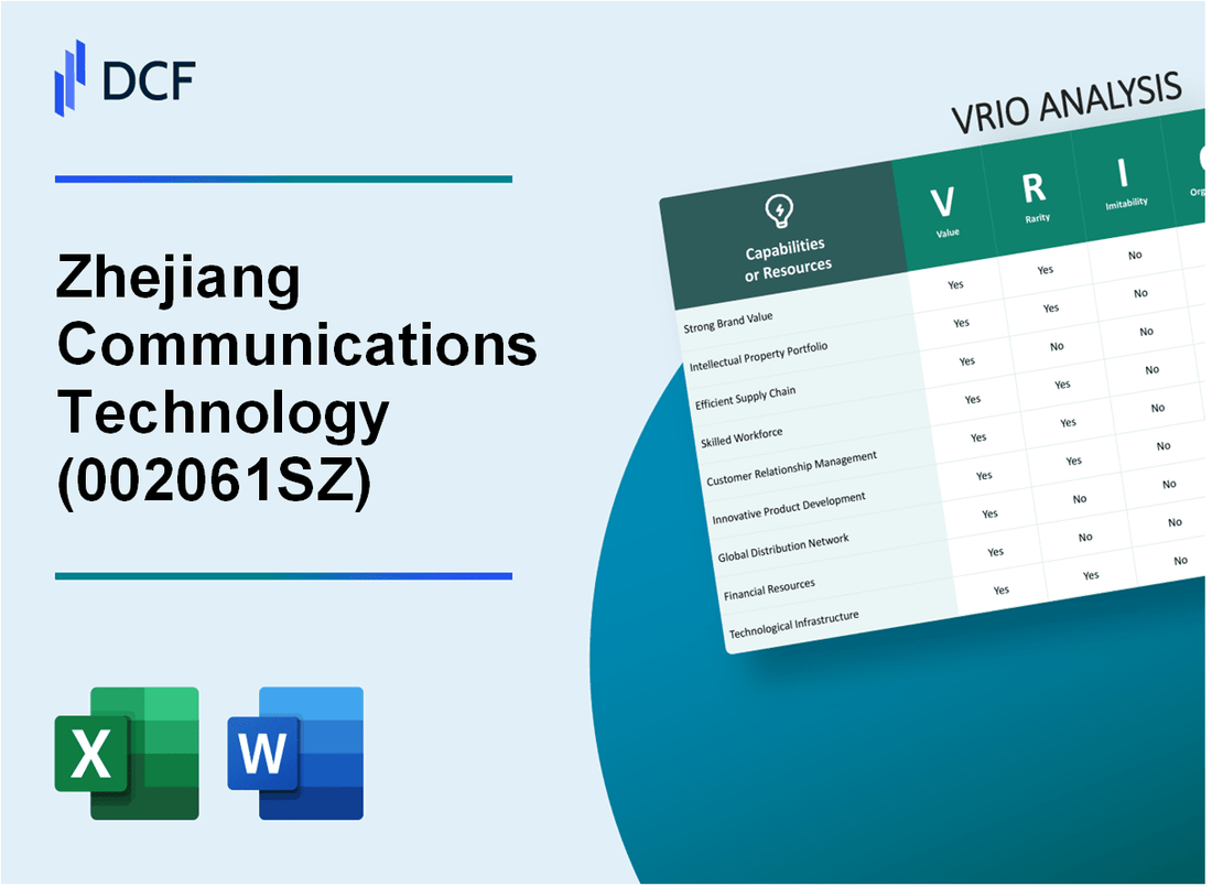 Zhejiang Communications Technology Co., Ltd. (002061.SZ): VRIO Analysis