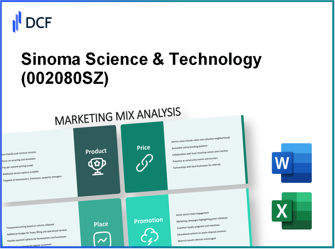 Sinoma Science & Technology Co.,Ltd. (002080.SZ): Marketing Mix Analysis