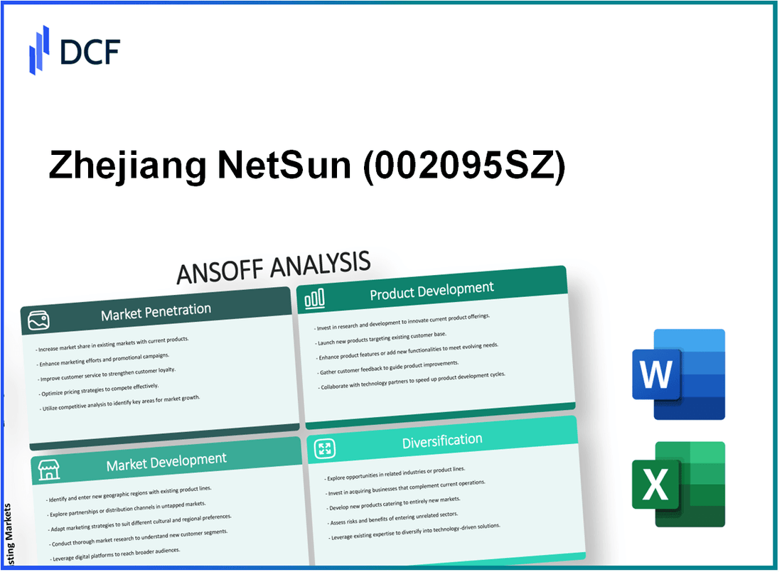 Zhejiang NetSun Co., Ltd. (002095.SZ): Ansoff Matrix