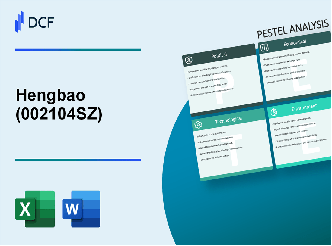 Hengbao Co.,Ltd. (002104.SZ): PESTEL Analysis