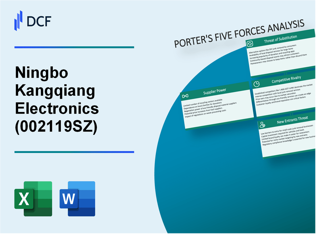 Ningbo Kangqiang Electronics (002119.SZ): Porter's 5 Forces Analysis