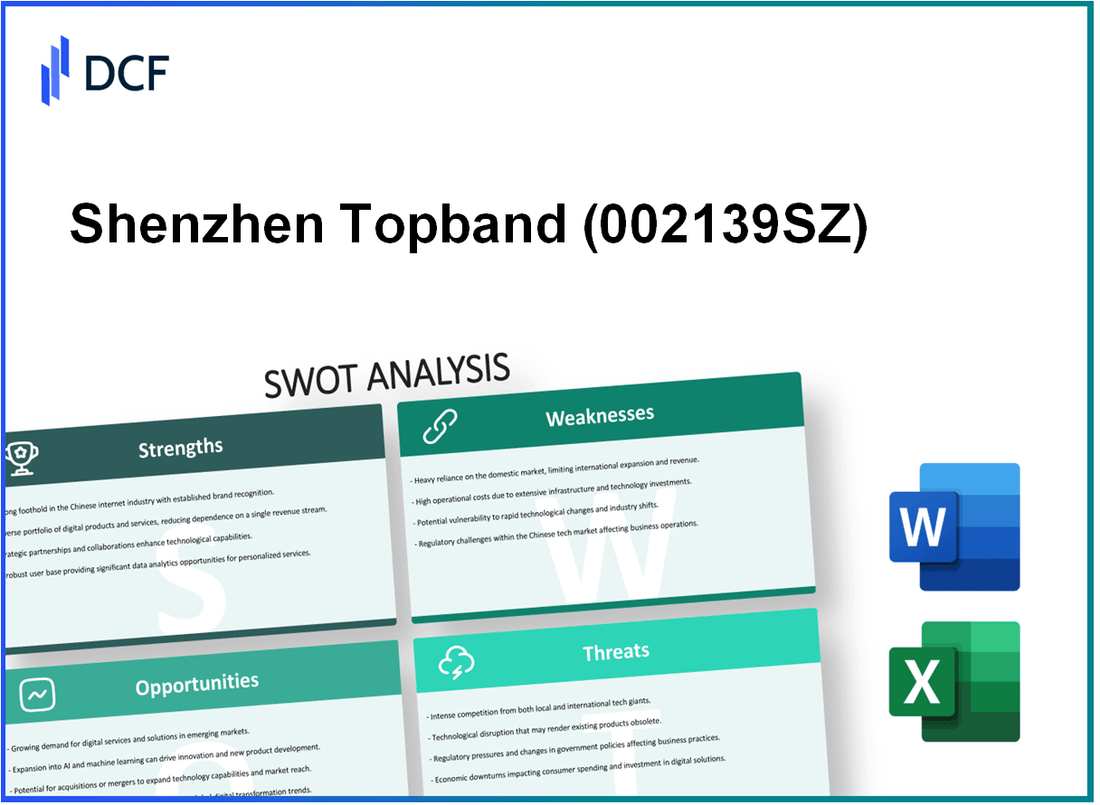 Shenzhen Topband Co., Ltd. (002139.SZ): SWOT Analysis