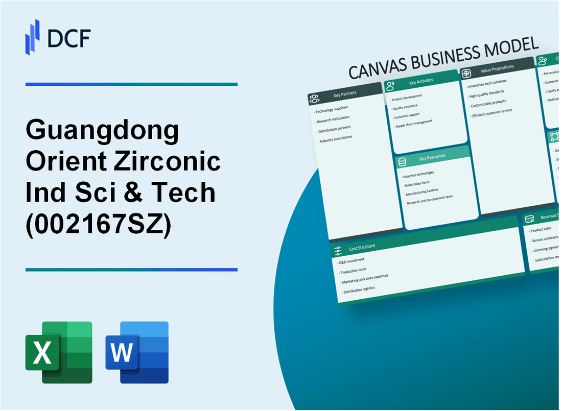 Guangdong Orient Zirconic Ind Sci & Tech Co.,Ltd (002167.SZ): Canvas Business Model