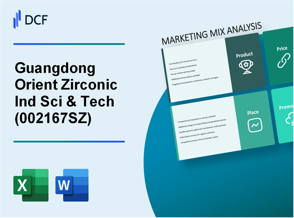 Guangdong Orient Zirconic Ind Sci & Tech Co.,Ltd (002167.SZ): Marketing Mix Analysis