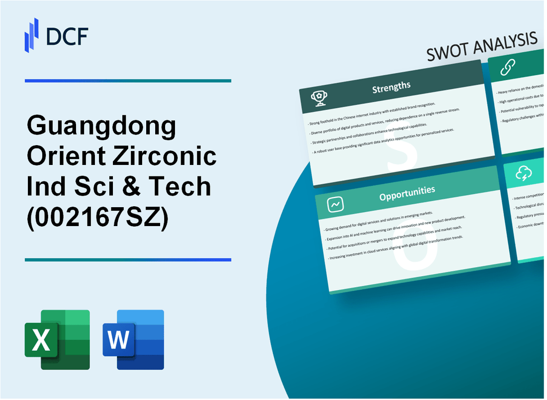 Guangdong Orient Zirconic Ind Sci & Tech Co.,Ltd (002167.SZ): SWOT Analysis