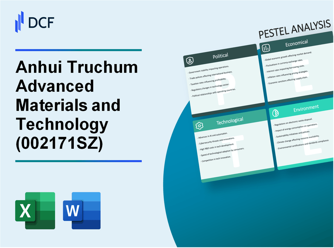 Anhui Truchum Advanced Materials and Technology Co., Ltd. (002171.SZ): PESTEL Analysis