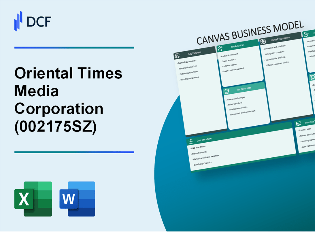 Oriental Times Media Corporation (002175.SZ): Canvas Business Model