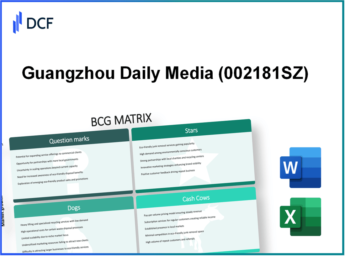 Guangdong Guangzhou Daily Media Co., Ltd. (002181.SZ): BCG Matrix