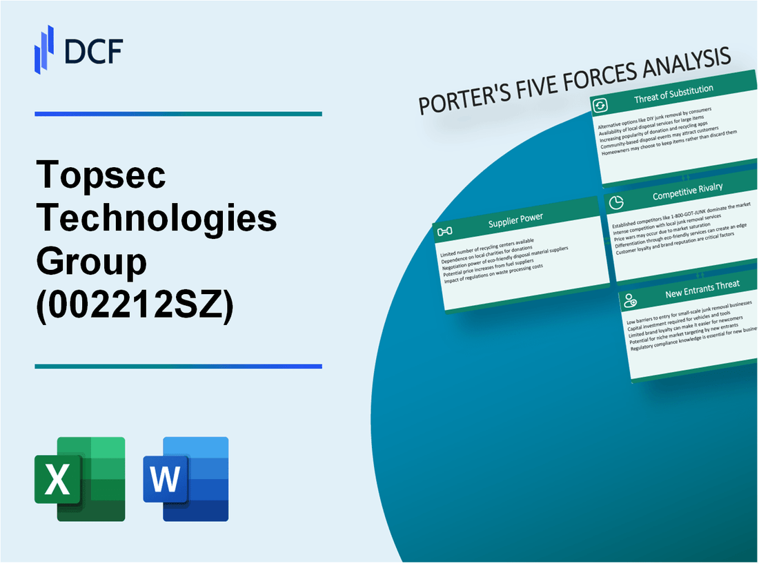 Topsec Technologies Group (002212.SZ): Porter's 5 Forces Analysis