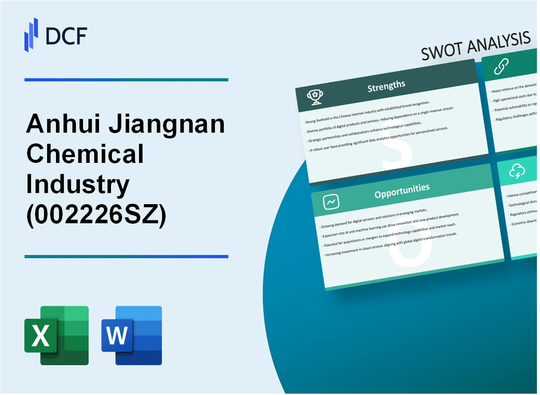 Anhui Jiangnan Chemical Industry Co., Ltd. (002226.SZ): SWOT Analysis