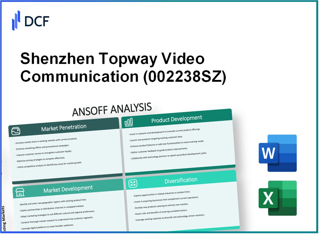 Shenzhen Topway Video Communication Co., Ltd (002238.SZ): Ansoff Matrix