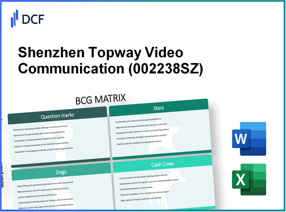 Shenzhen Topway Video Communication Co., Ltd (002238.SZ): BCG Matrix