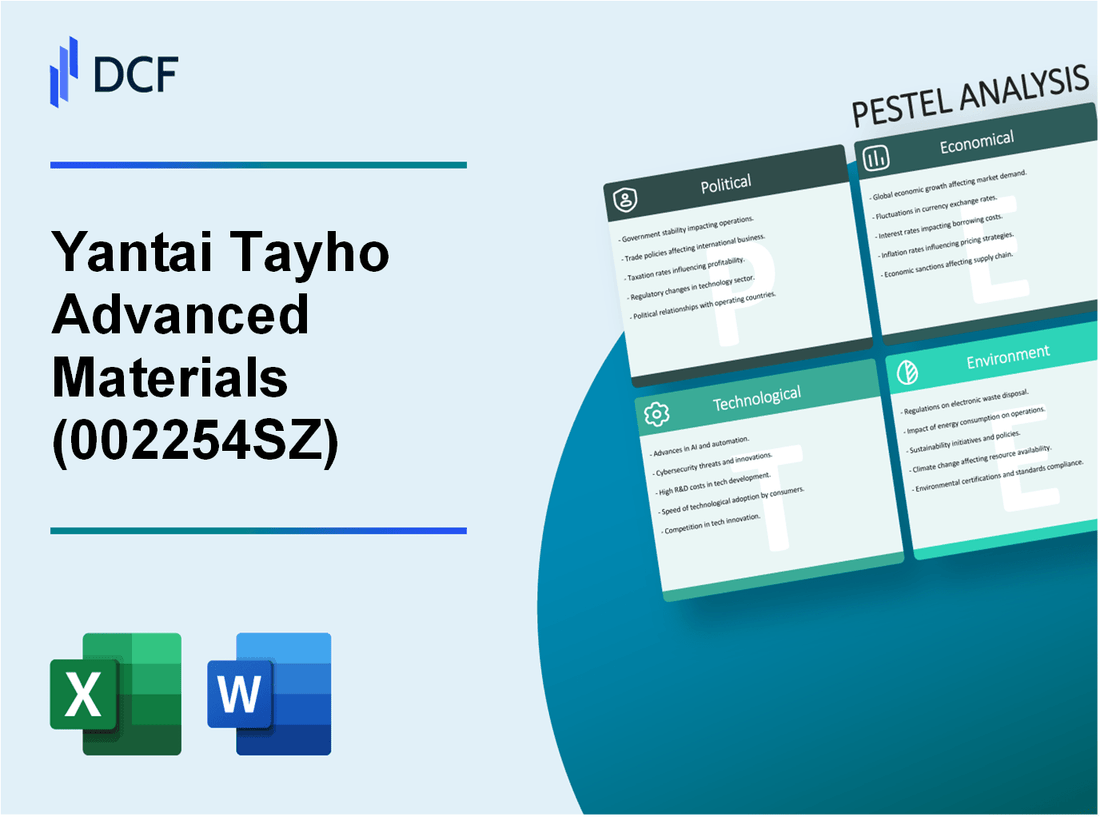 Yantai Tayho Advanced Materials Co., Ltd. (002254.SZ): PESTEL Analysis