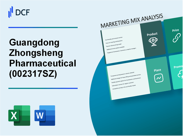 Guangdong Zhongsheng Pharmaceutical Co., Ltd. (002317.SZ): Marketing Mix Analysis