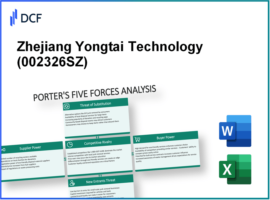 Zhejiang Yongtai Technology (002326.SZ): Porter's 5 Forces Analysis