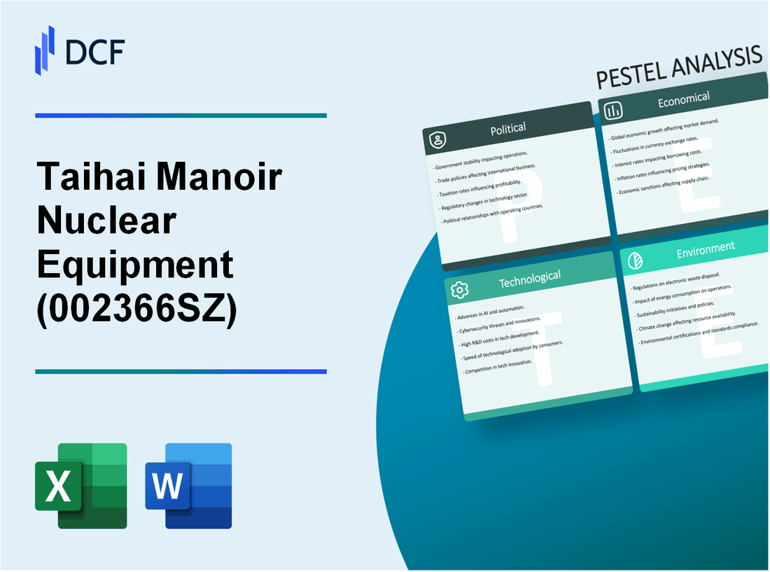 Taihai Manoir Nuclear Equipment Co., Ltd. (002366.SZ): PESTEL Analysis