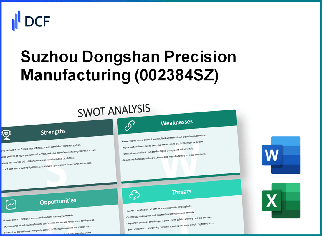 Suzhou Dongshan Precision Manufacturing Co., Ltd. (002384.SZ): SWOT Analysis