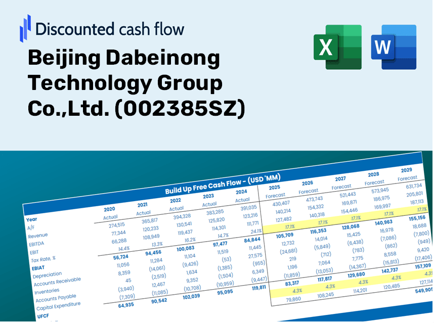 Beijing Dabeinong Technology Group Co.,Ltd. (002385SZ) DCF Valuation