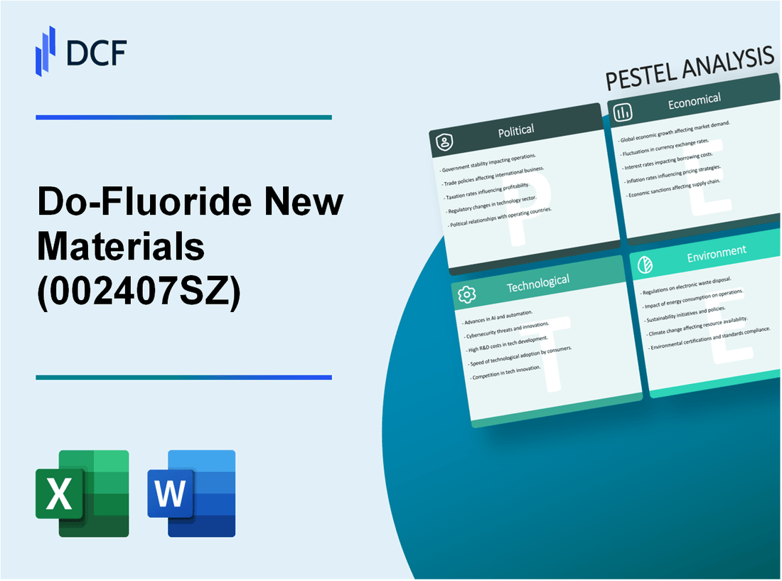 Do-Fluoride New Materials Co., Ltd. (002407.SZ): PESTEL Analysis