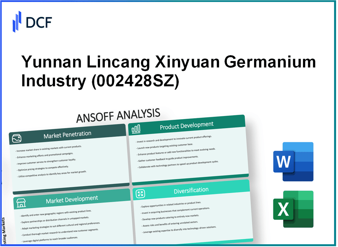 Yunnan Lincang Xinyuan Germanium Industry Co.,LTD (002428.SZ): Ansoff Matrix