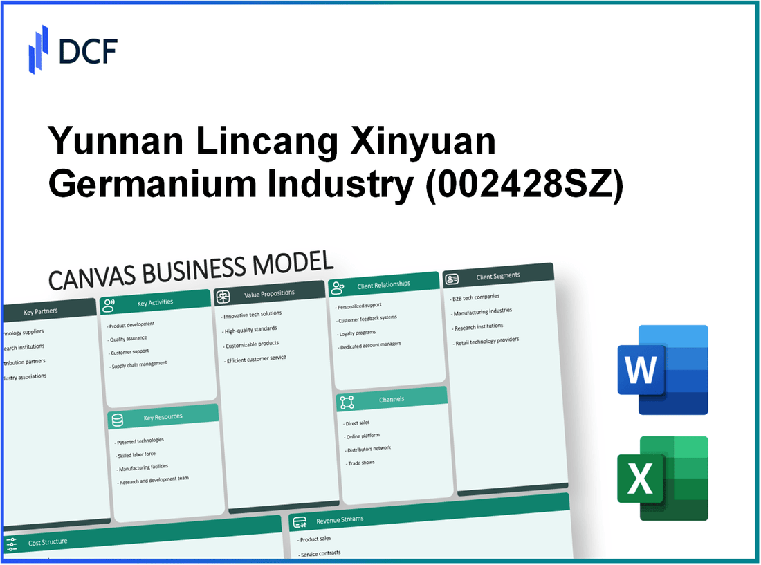 Yunnan Lincang Xinyuan Germanium Industry Co.,LTD (002428.SZ): Canvas Business Model