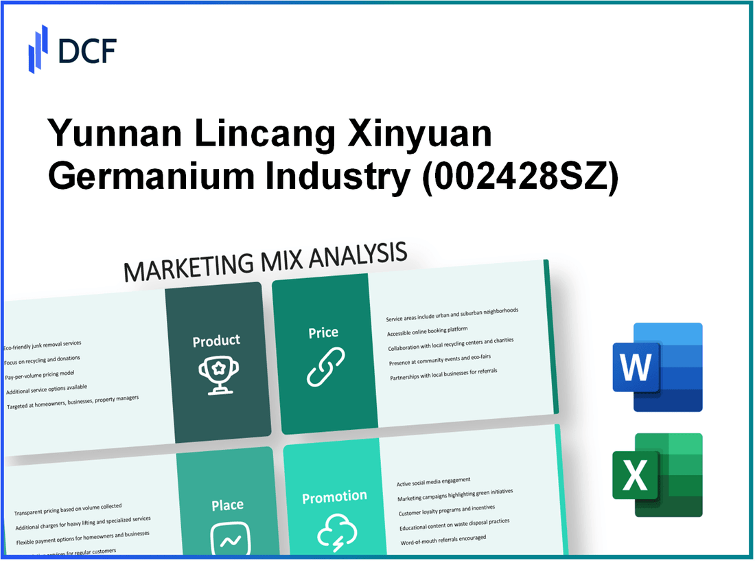 Yunnan Lincang Xinyuan Germanium Industry Co.,LTD (002428.SZ): Marketing Mix Analysis