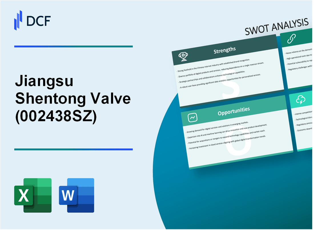 Jiangsu Shentong Valve Co., Ltd. (002438.SZ): SWOT Analysis