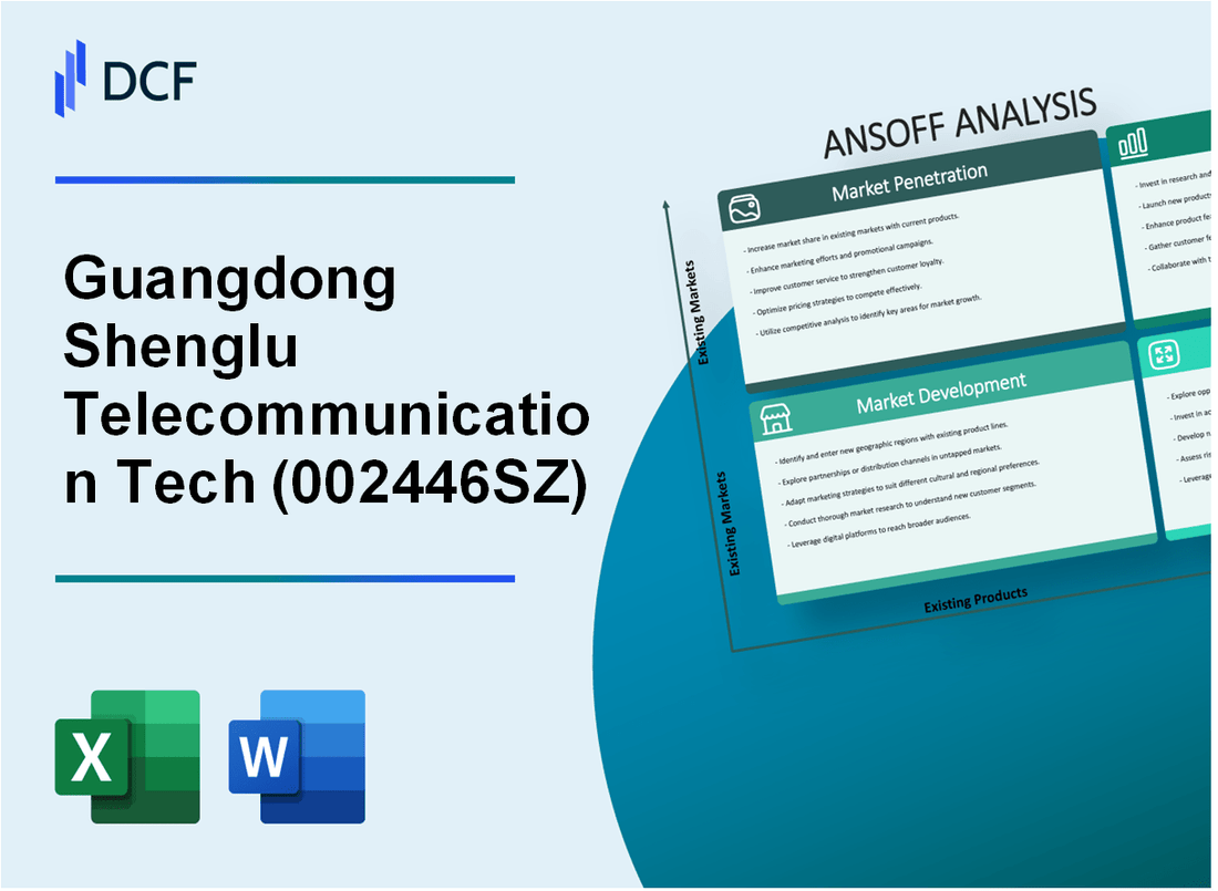 Guangdong Shenglu Telecommunication Tech. Co., Ltd. (002446.SZ): Ansoff Matrix