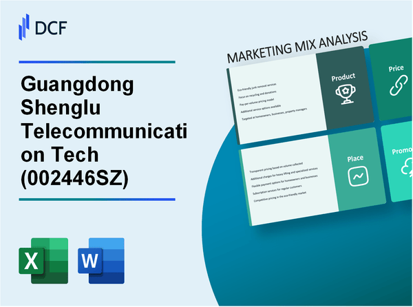 Guangdong Shenglu Telecommunication Tech. Co., Ltd. (002446.SZ): Marketing Mix Analysis