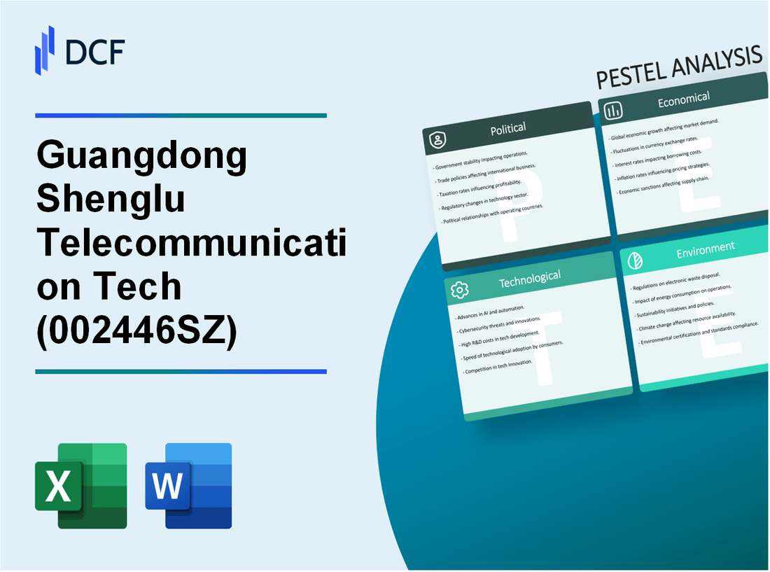 Guangdong Shenglu Telecommunication Tech. Co., Ltd. (002446.SZ): PESTEL Analysis