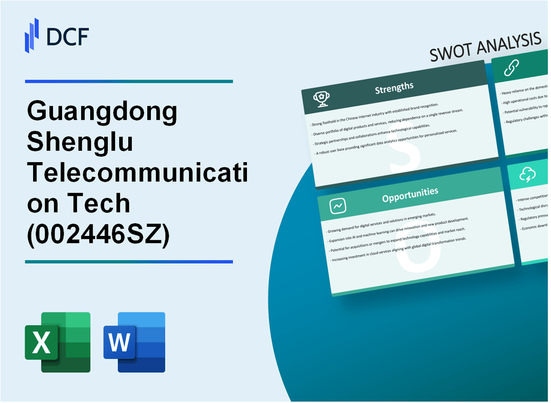 Guangdong Shenglu Telecommunication Tech. Co., Ltd. (002446.SZ): SWOT Analysis