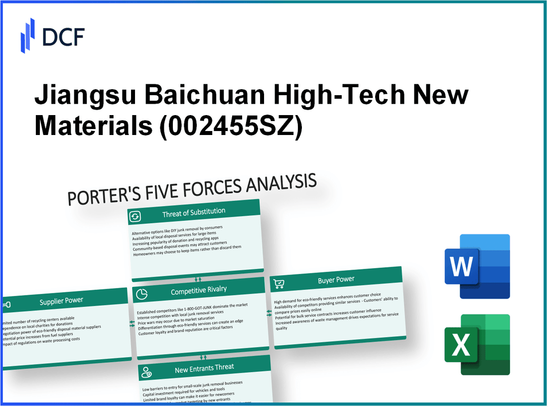 Jiangsu Baichuan High-Tech New Materials (002455.SZ): Porter's 5 Forces Analysis