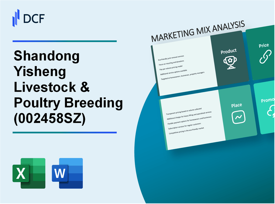 Shandong Yisheng Livestock & Poultry Breeding Co., Ltd. (002458.SZ): Marketing Mix Analysis